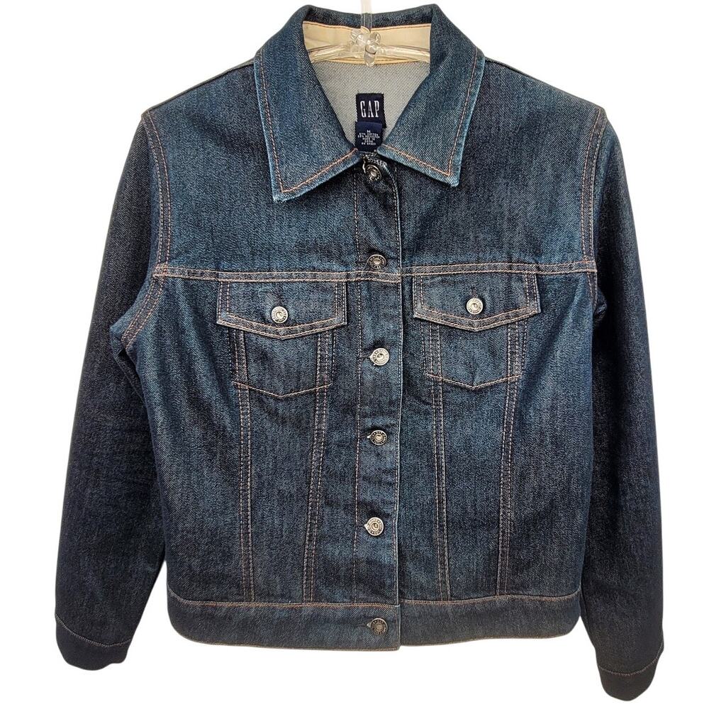Gap Vintage y2k Blue Denim Basic‎ Classiccore Jean Jacket